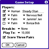 Farkle Palm Game Setup